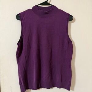August Silk Rich Purple Tank Top